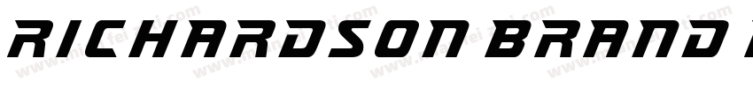 Richardson Brand Acc字体转换